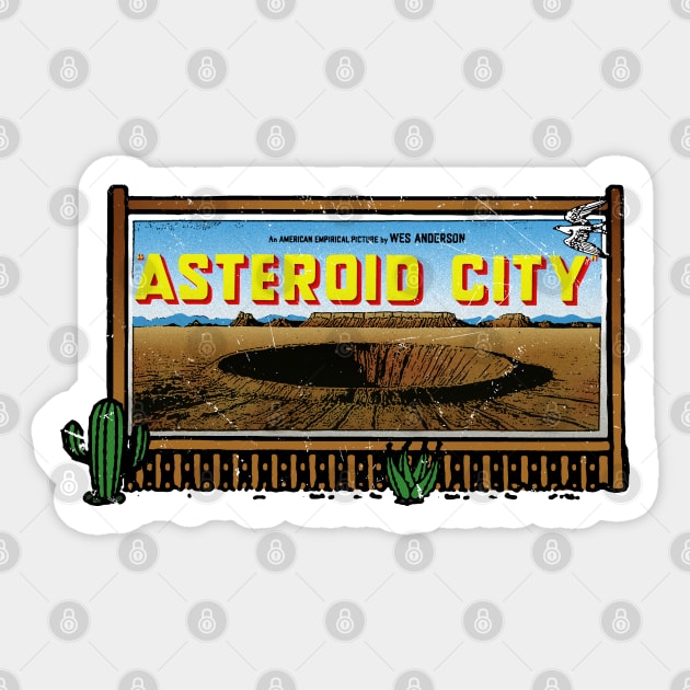 Asteroid City Sticker by O O Screen